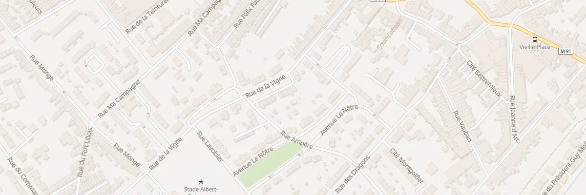 Plan du 33 Rue de la Vigne à Wattrelos