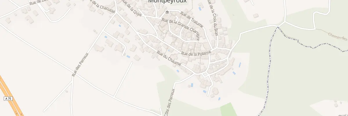 Plan du 9 Rue du Chaume à Montpeyroux