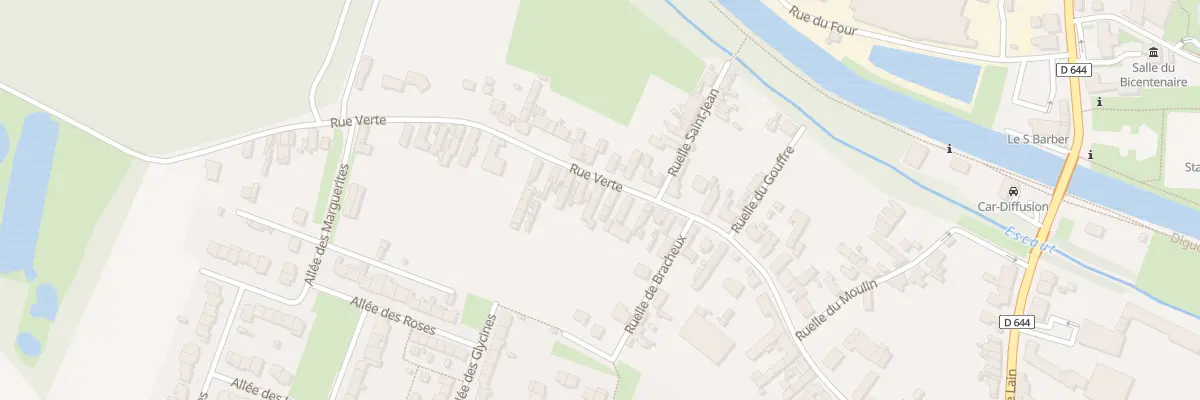 Plan du 45 Rue Verte à Masnières