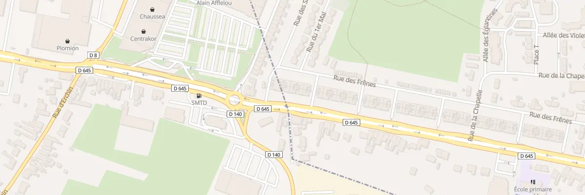 Plan du 3 Rte Nationale à Écaillon