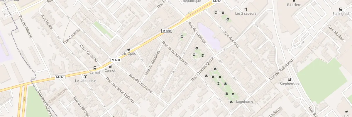 Plan du 12 Rue de Moscou à Wattrelos