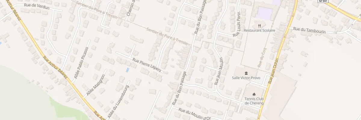 Plan du 16 Rue du Bon Passage à Chéreng
