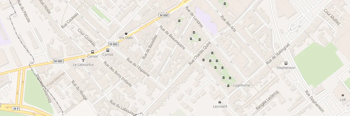 Plan du 37 Rue de Moscou à Wattrelos