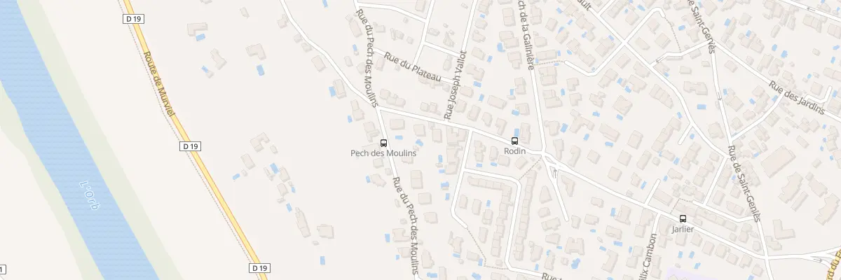 Plan du 37 Rue Chem de l’Eveque à Béziers