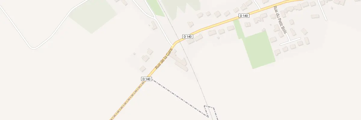 Plan du 1 Rue de la Gare à Abancourt