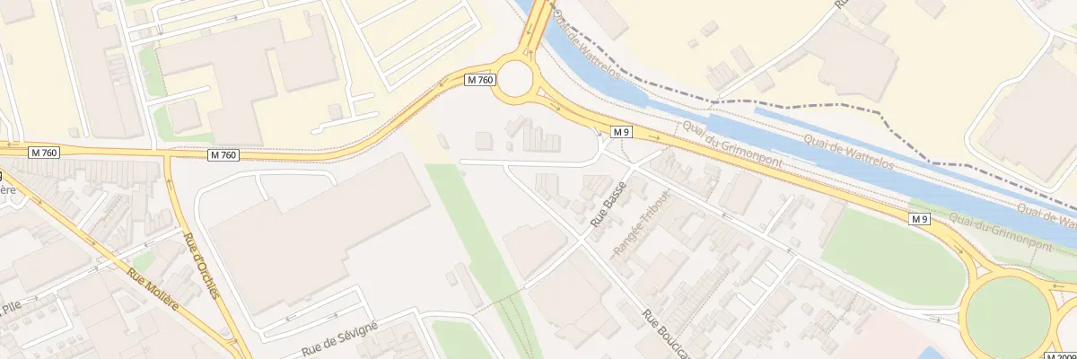 Plan du 290 Bd Beaurepaire à Roubaix