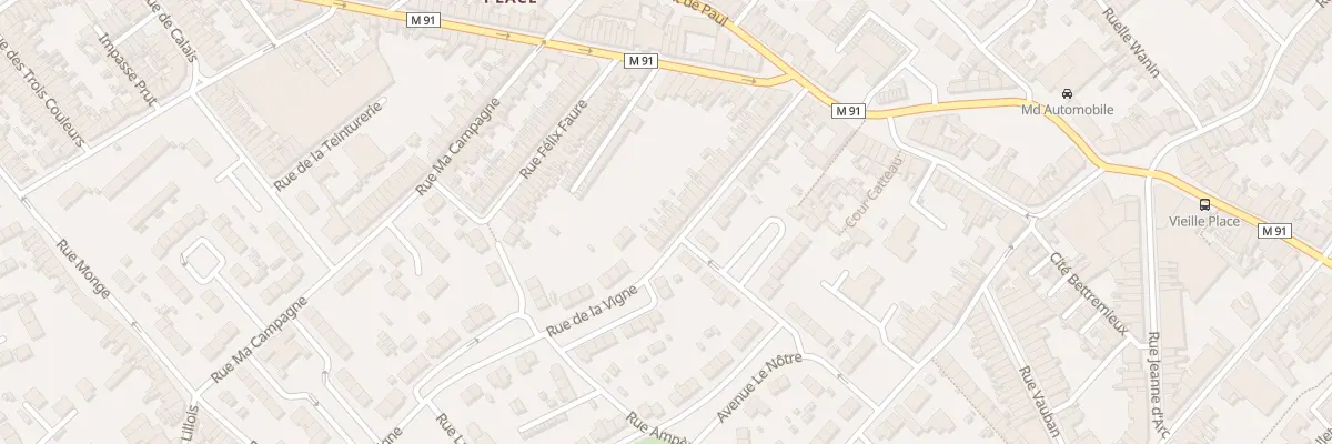 Plan du 44 Rue de la Vigne à Wattrelos