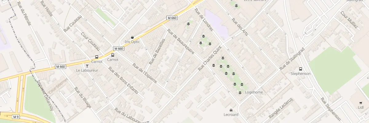 Plan du 35 Rue de Moscou à Wattrelos