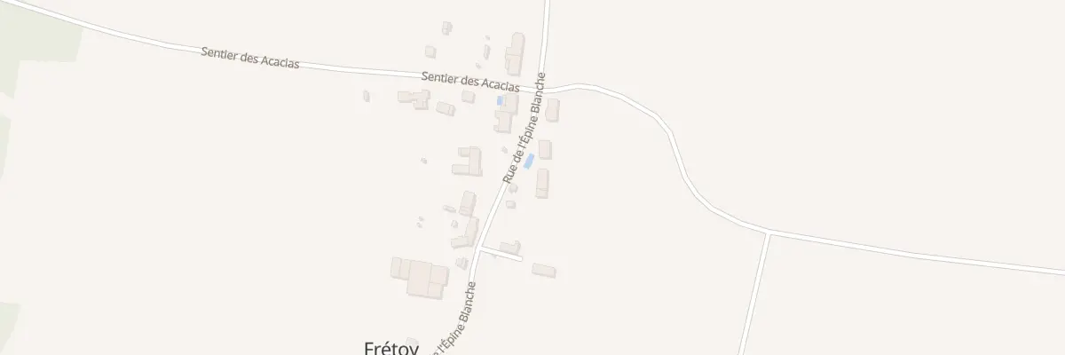 Plan du 18 Rue de l’Epine Blanche à Frétoy