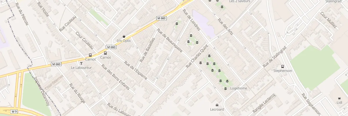 Plan du 33 Rue de Moscou à Wattrelos