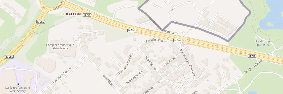 Plan du 22 Rue Blanche à Wattrelos