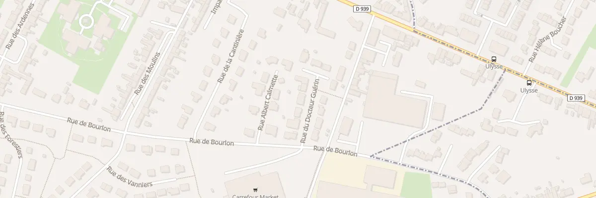 Plan du 7 Rue du Docteur Guerin à Raillencourt-Sainte-Olle