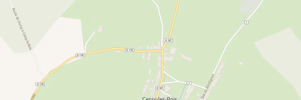 Plan du 8 Rte de Sainte Colombe à Ciez