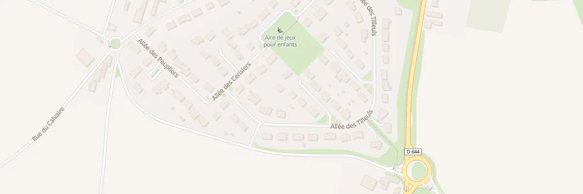 Plan du 3 Imp des Noisetiers à Masnières