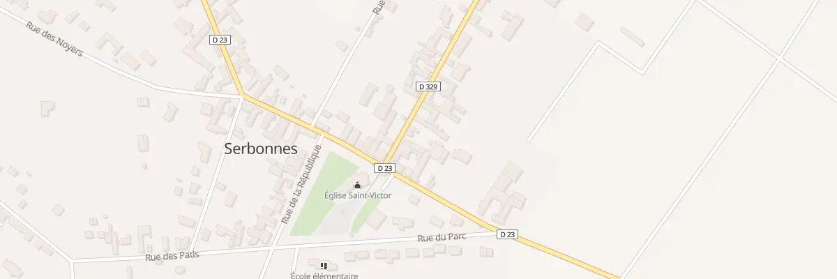 Plan du 6 Rue des Préaux à Serbonnes