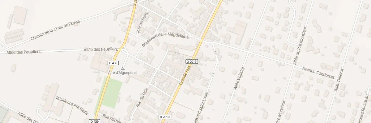 Plan du 207 Grande Rue à Aigueperse