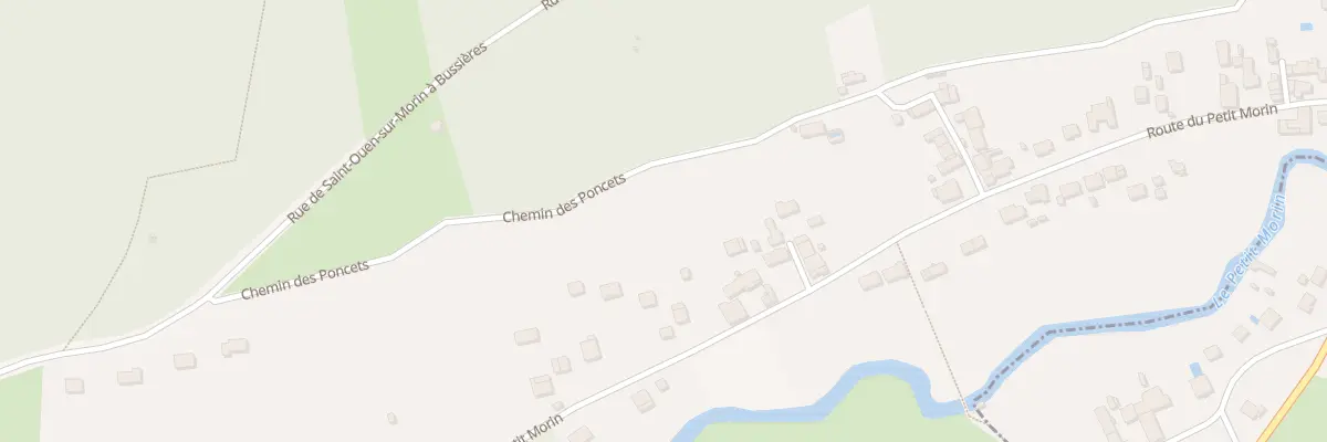 Plan du 25B Rte du Pt Morin à Saint-Ouen-sur-Morin