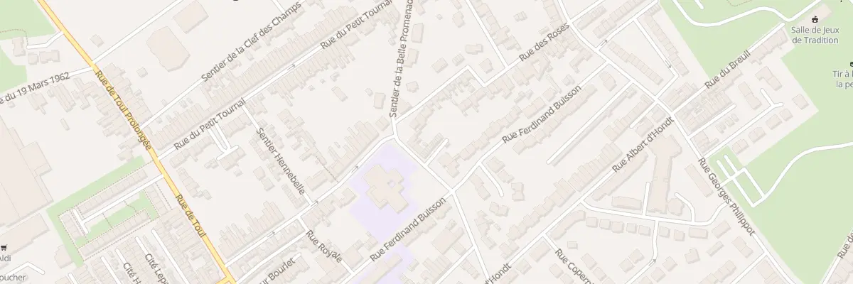 Plan du 78 Rue de la Belle Promenade à Wattrelos
