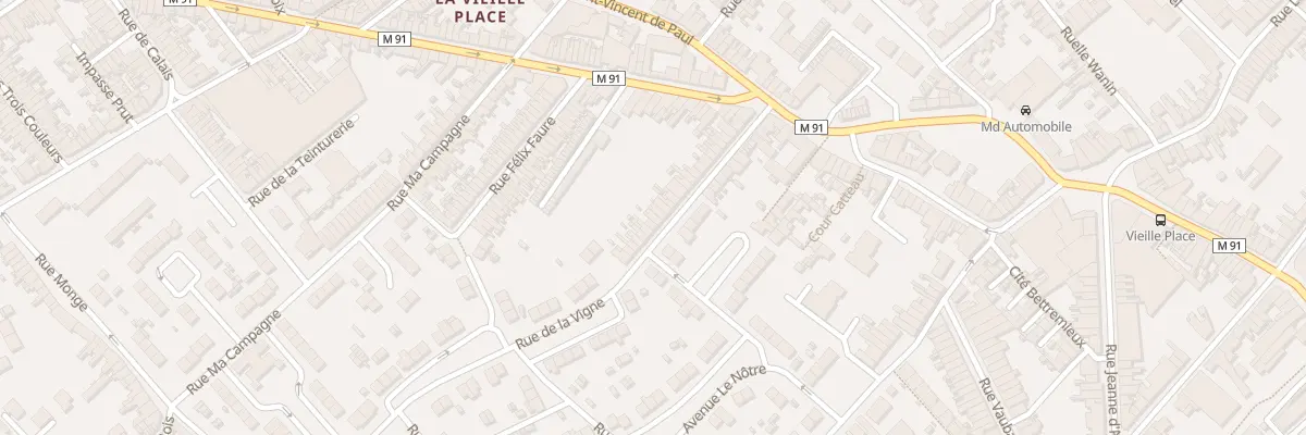 Plan du 36 Rue de la Vigne à Wattrelos