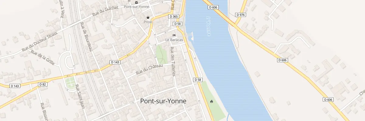 Plan du 27 Quai de la République à Pont-sur-Yonne