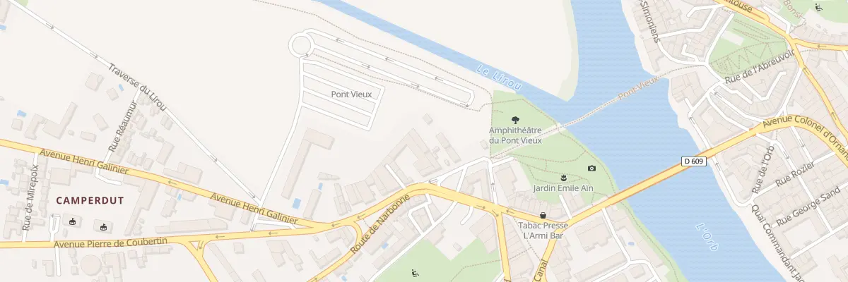 Plan du 6 Av du Pont Vieux à Béziers