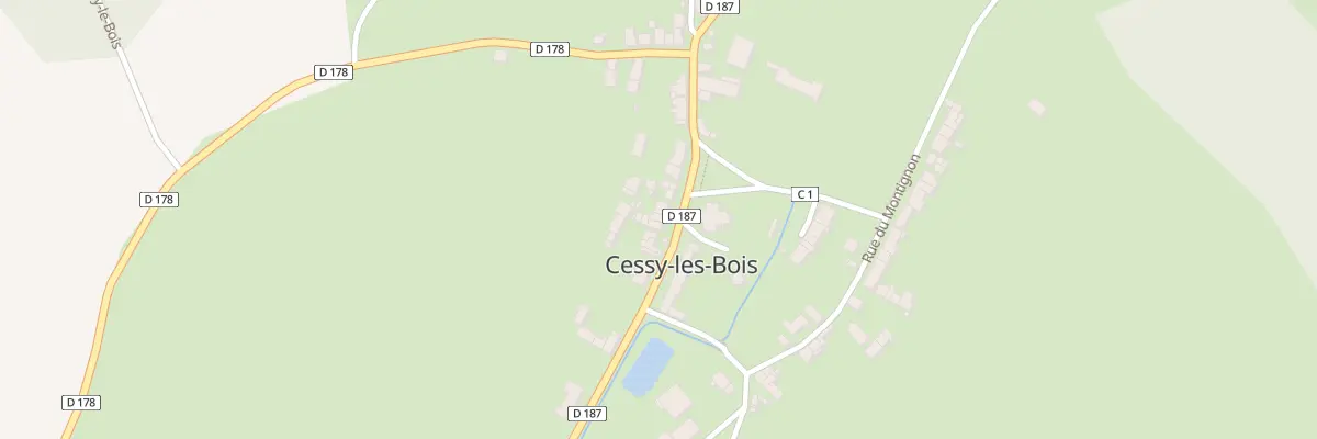 Plan du 8 Pl de l’Église à Cessy-les-Bois