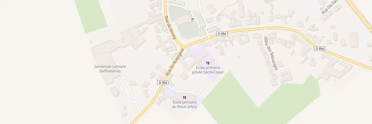 Plan du 1 Rue du Rossignol à Auchy-lez-Orchies