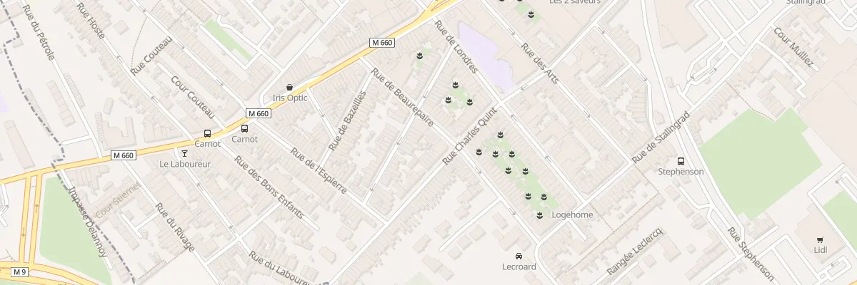 Plan du 32 Rue Beaurepaire à Wattrelos