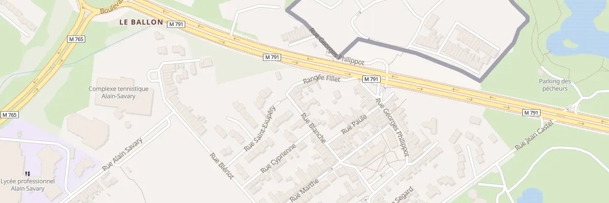 Plan du 16 Rue Blanche à Wattrelos
