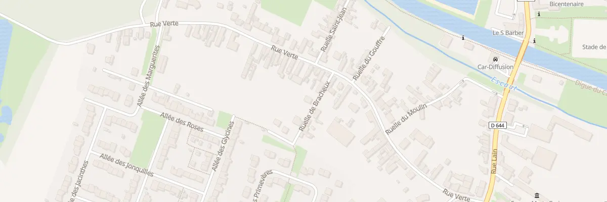 Plan du 35 Rue Verte à Masnières