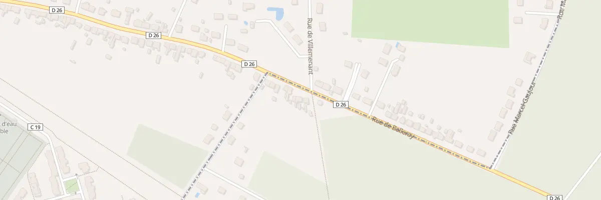 Plan du 90 Rte de Balleray à Urzy