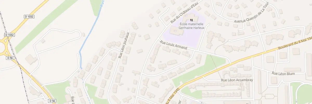 Plan du 26 Rue du Château-d’Eau à Chauny