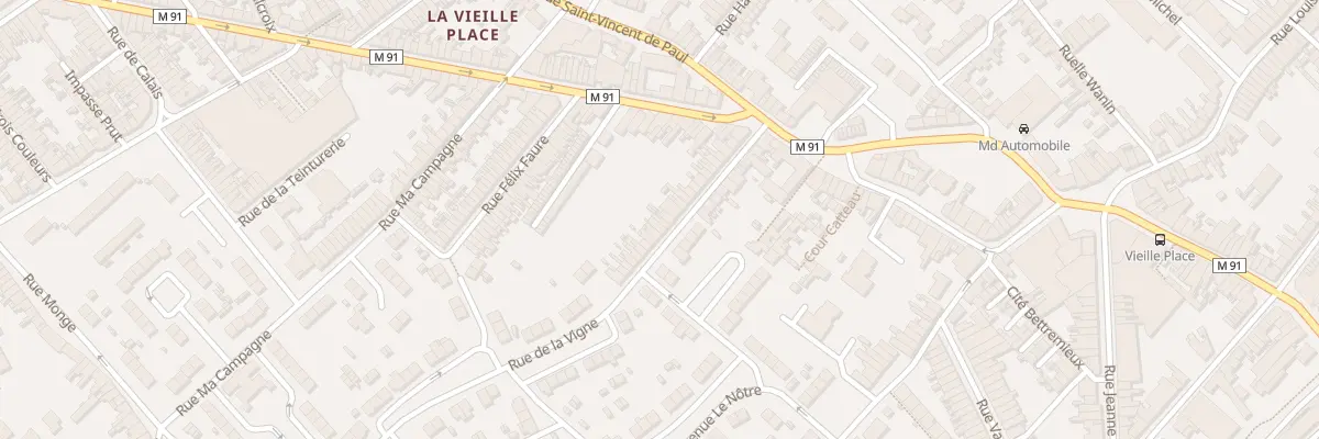 Plan du 30B Rue de la Vigne à Wattrelos