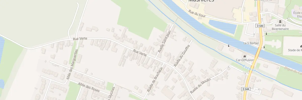 Plan du 42 Rue Verte à Masnières