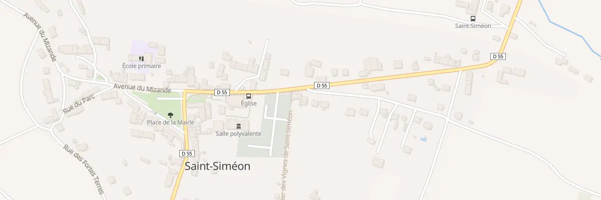 Plan du 6 Av du Gd Morin à Saint-Siméon