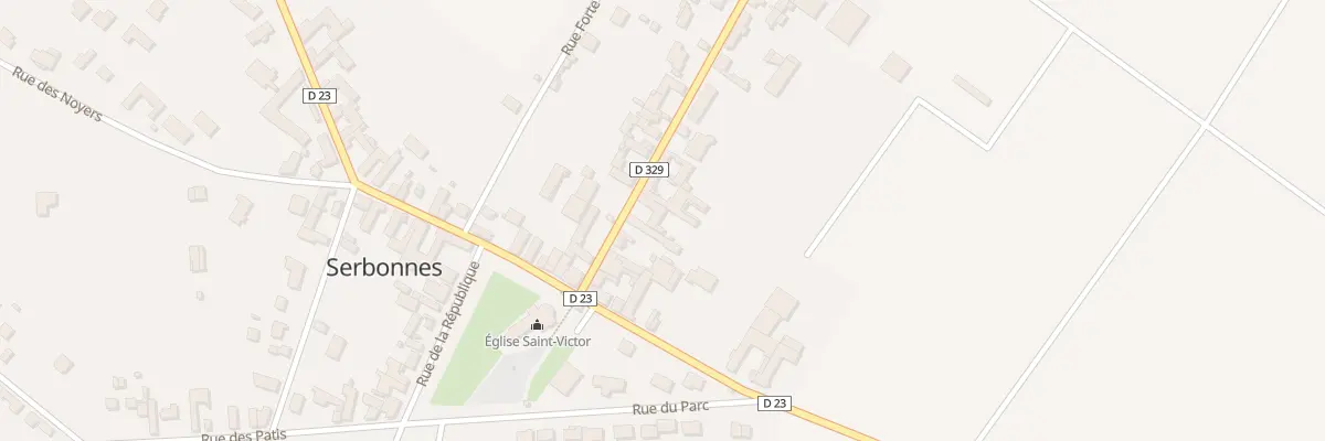 Plan du 10 Rue des Préaux à Serbonnes