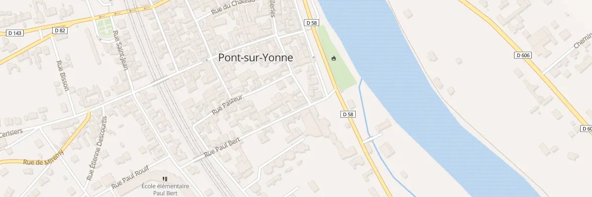 Plan du 2 Rue Paul Bert à Pont-sur-Yonne