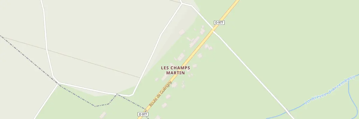 Plan du 7 Les Champs Martin à Poiseux
