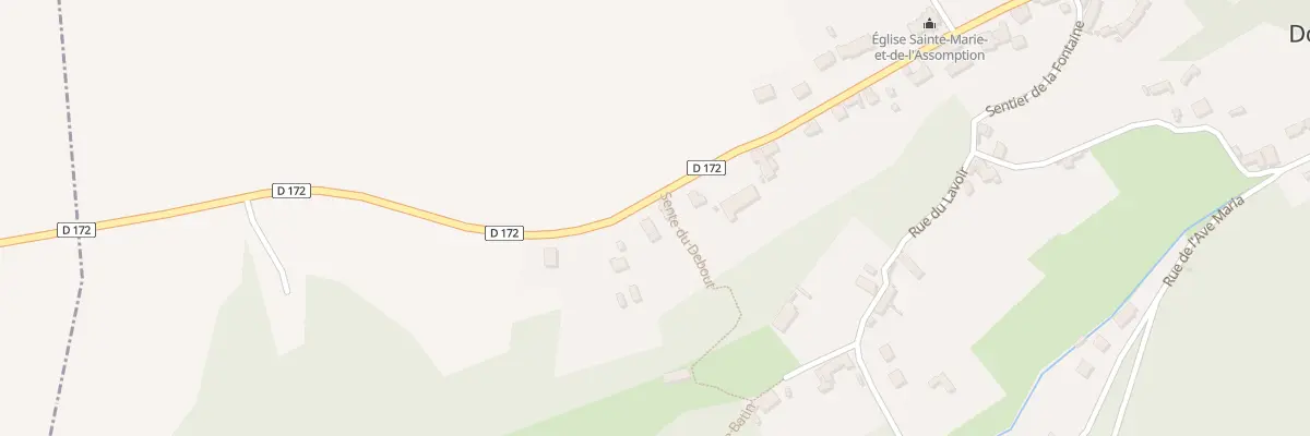 Plan du 77 Rue de la Fontaine des Hutins à Dommiers