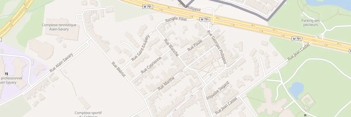 Plan du 9 Rue Blanche à Wattrelos