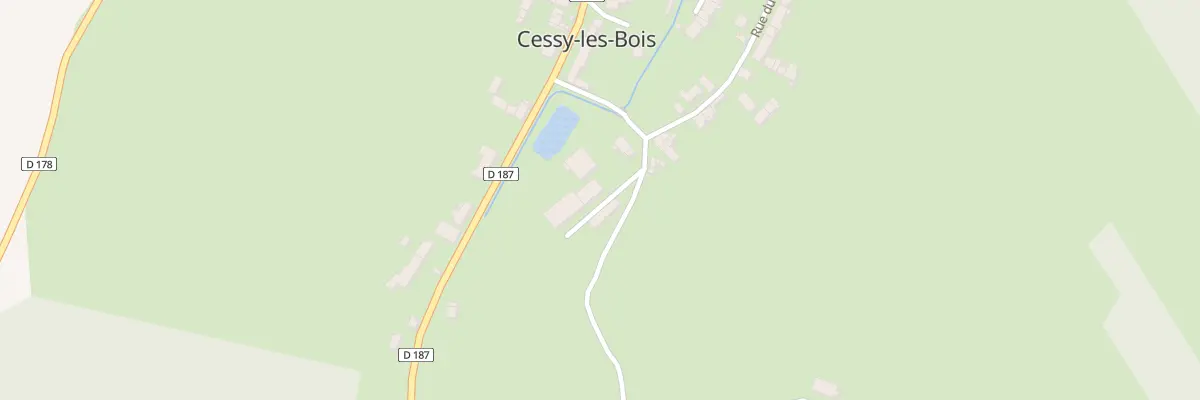 Plan du 2 Le Bourg à Cessy-les-Bois