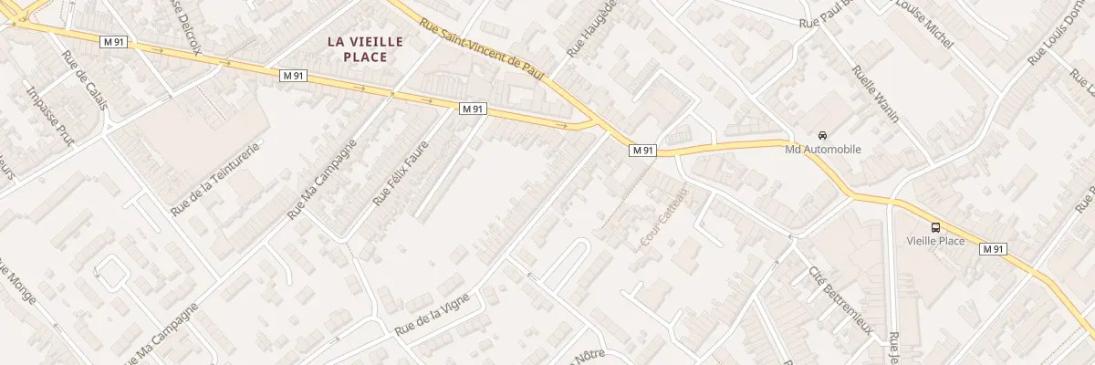 Plan du 18 Rue de la Vigne à Wattrelos