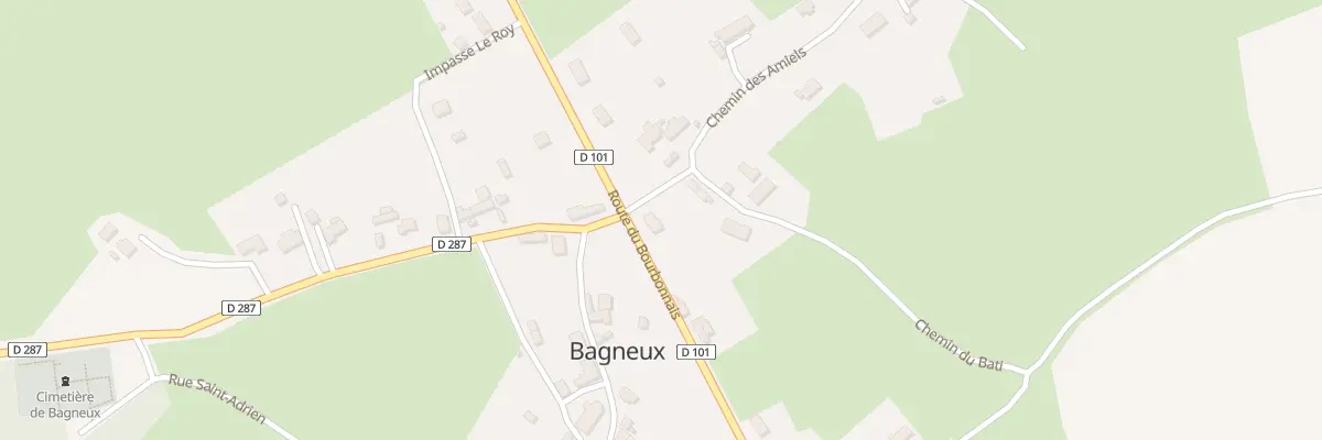 Plan du 1 Che des Amiels à Bagneux