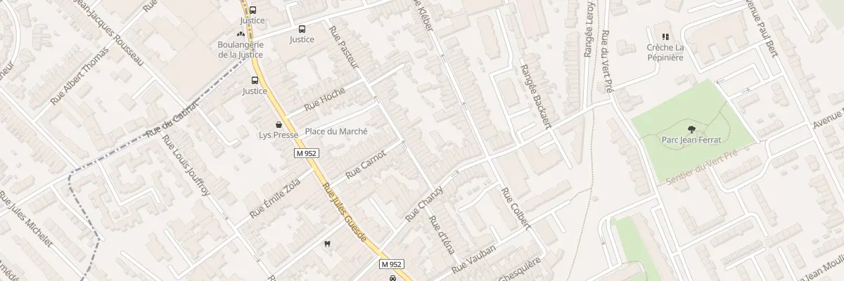 Plan du 12 Rue Pasteur à Lys-lez-Lannoy