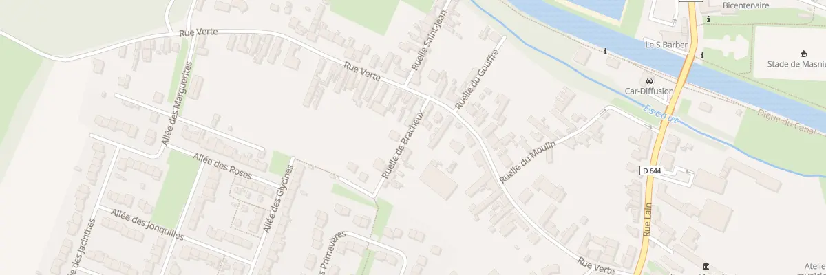 Plan du 31 Rue Verte à Masnières