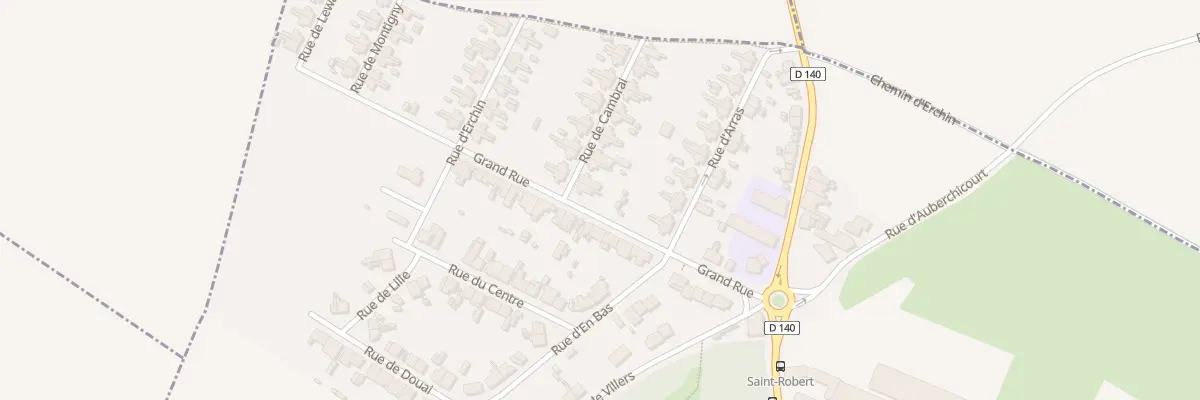 Plan du 2 Rue de Cambrai à Monchecourt