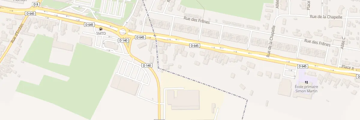 Plan du 16 Route Nationale à Écaillon