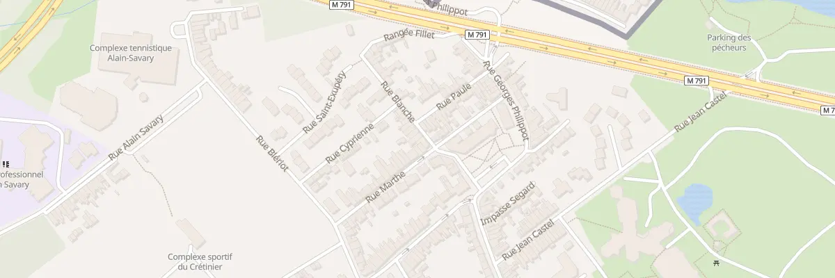 Plan du 3 Rue Blanche à Wattrelos