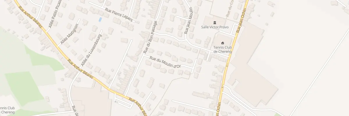 Plan du 7 Rue du Moulin d’Or à Chéreng