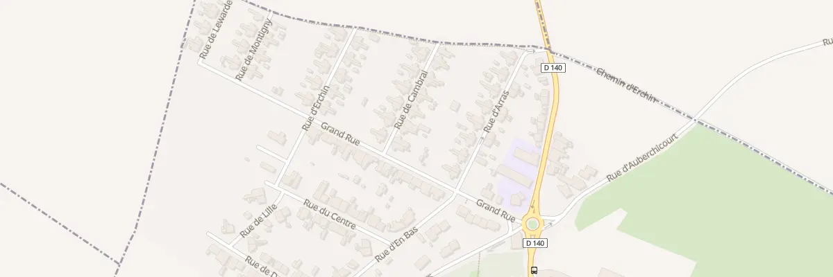 Plan du 6 Rue de Cambrai à Monchecourt